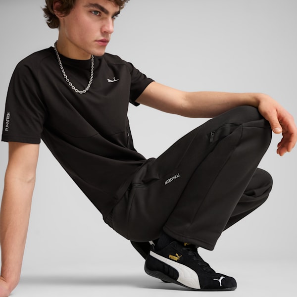 PUMATECH Men's Track Pants, PUMA Black, extralarge-IND