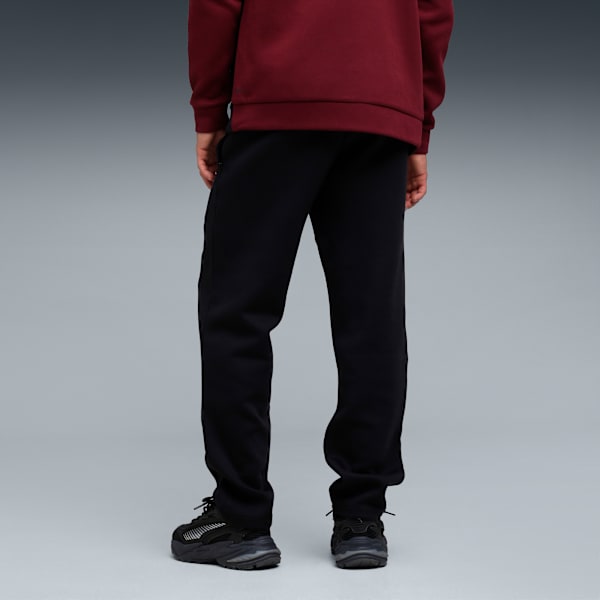PUMATECH Men's Track Pants, PUMA Black-Ruby Shimmer, extralarge-IND