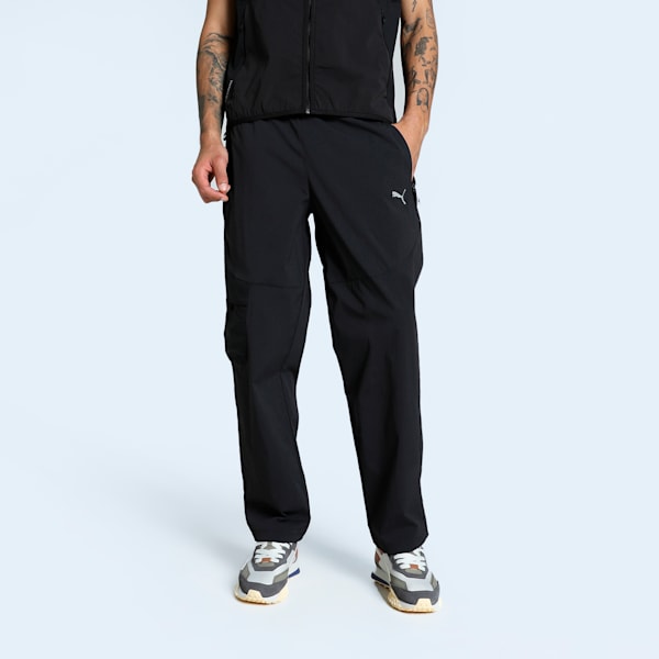 PUMATECH Men's Relaxed Fit Cargo Pants, PUMA Black, extralarge-IND
