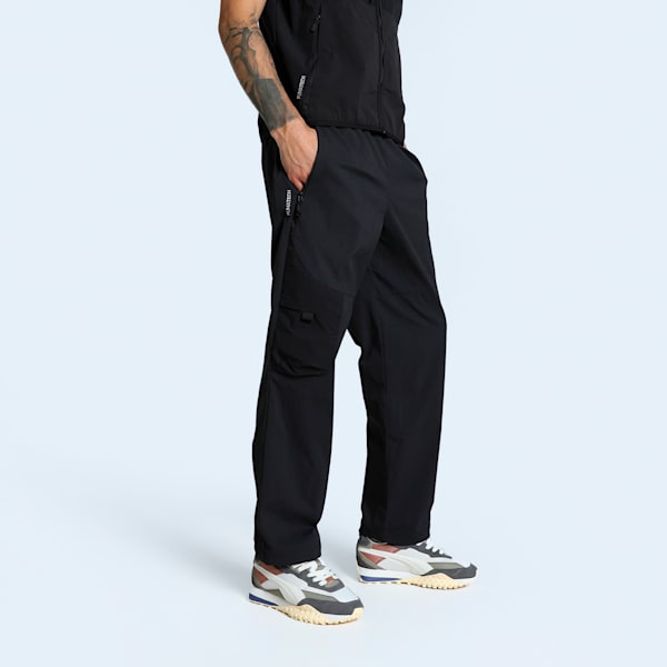 PUMATECH Men's Relaxed Fit Cargo Pants, PUMA Black, extralarge-IND