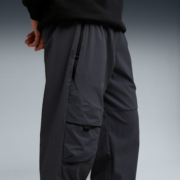 PUMATECH Men's Relaxed Fit Cargo Pants, Dusky Gray, extralarge-IND