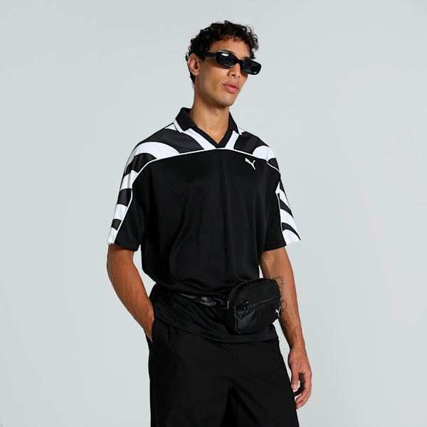 FUTURE ARCHIVE Relaxed Fit Football Jersey, PUMA Black, extralarge-IND