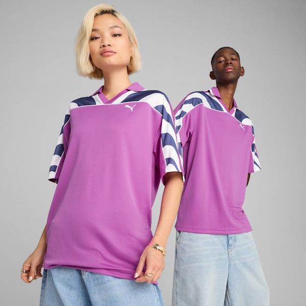 FUTURE ARCHIVE Relaxed Fit Football Jersey, Wild Berry, extralarge-IND