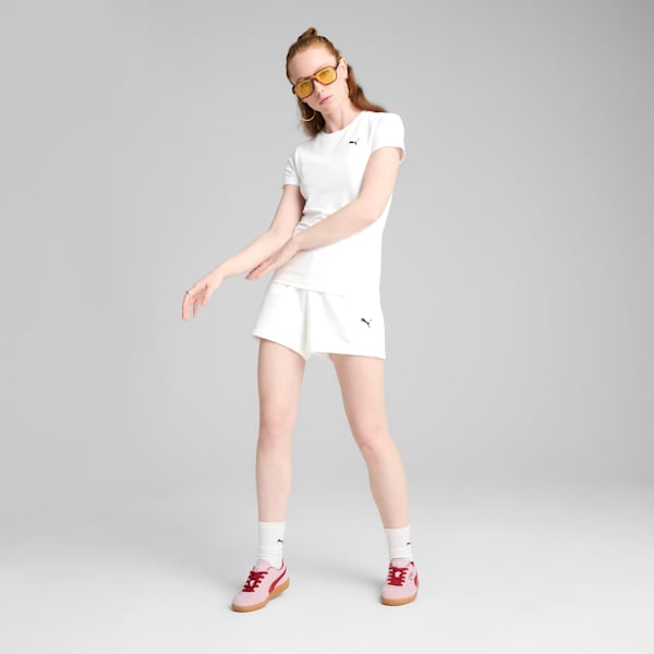 Essentials Women's Slim Tee, PUMA White, extralarge