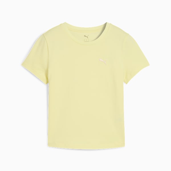 Playera semi-ajustada Essentials para mujer, Gold Moon, extralarge