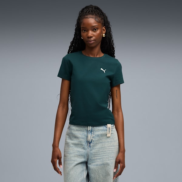 T-shirt ajusté Essentials Femme, Green Terrain, extralarge