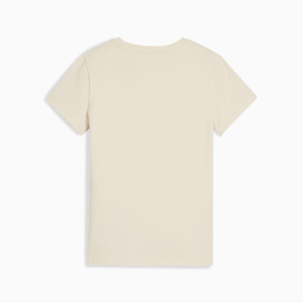 Playera semi-ajustada Essentials para mujer, Alpine Snow, extralarge