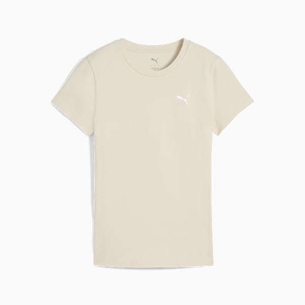 PUMA Wardrobe Essentials Women's Slim Tee, Alpine Snow, extralarge