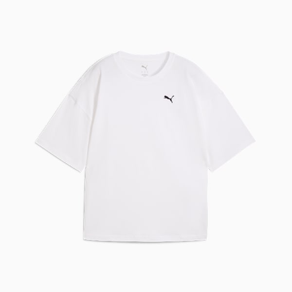 Playera oversize WARDROBE Essentials para hombre, PUMA White, extralarge