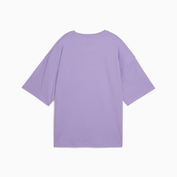 Playera oversize WARDROBE Essentials para hombre, Lavender Alert, extralarge
