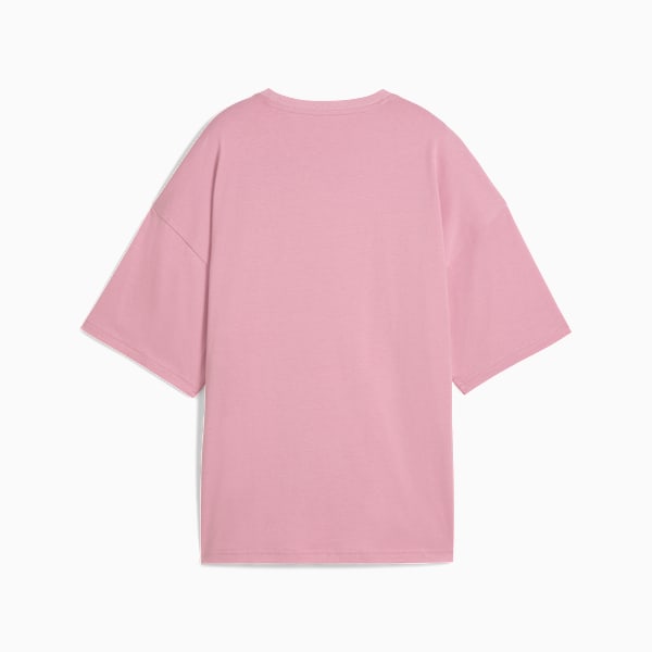 Playera oversize WARDROBE Essentials para hombre, Poised Pink, extralarge