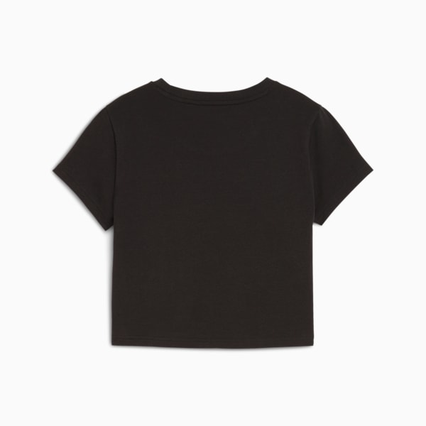 Playera corta WARDROBE Essentials para mujer, PUMA Black, extralarge