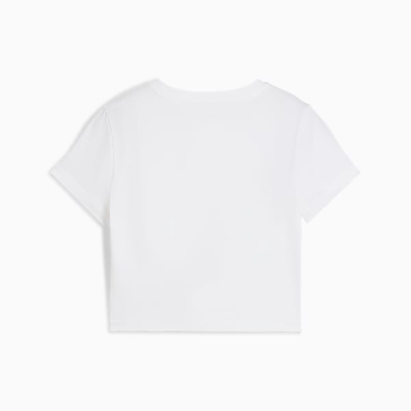Wardrobe Essentials Women's Baby Tee, PUMA White, extralarge