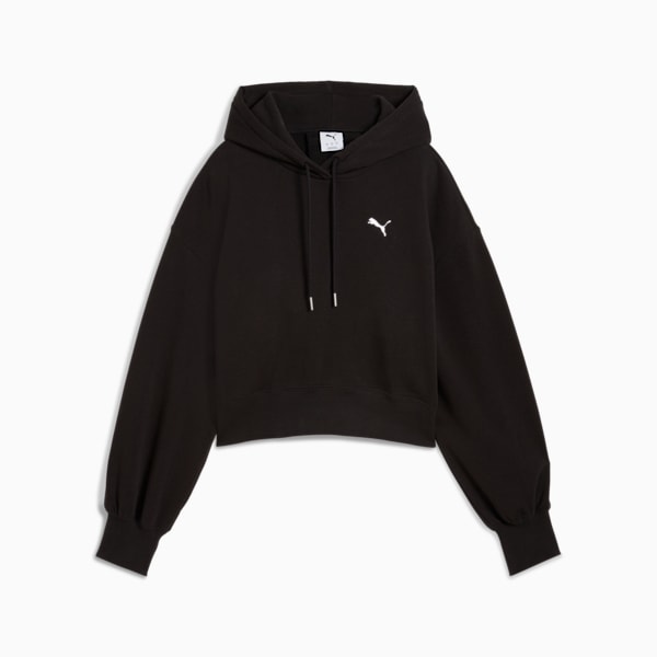 Sudadera WARDROBE Essentials para mujer, PUMA Black, extralarge
