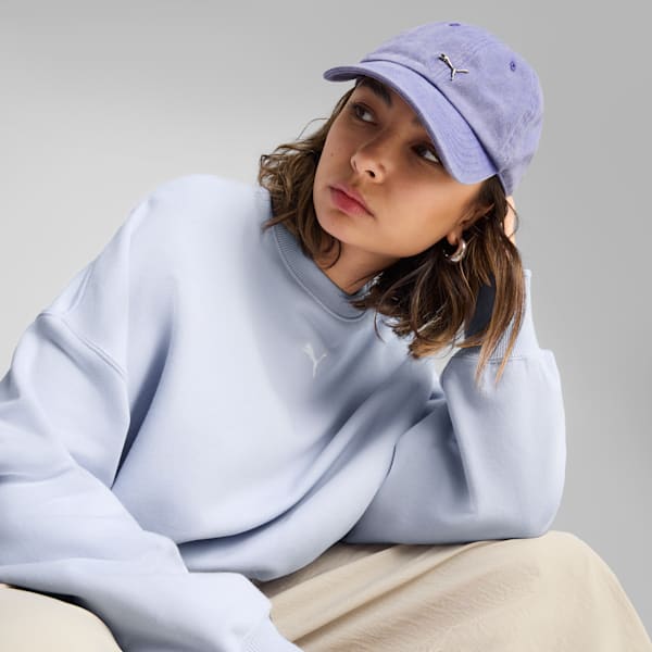 Wardrobe Essentials Women's Oversized Crew Sweatshirt, Cool Weather, extralarge