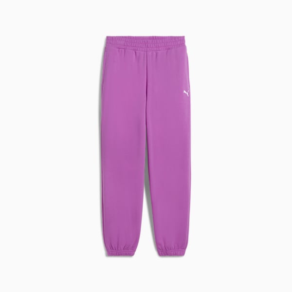 Wardrobe Essentials Women's Relaxed Sweatpants, Wild Berry, extralarge