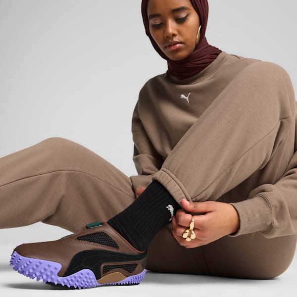 Wardrobe Essentials Women's Relaxed Sweatpants, Totally Taupe, extralarge