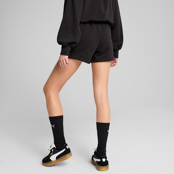 Shorts para mujer 4 pulgadas Wardrobe Essentials, PUMA Black, extralarge
