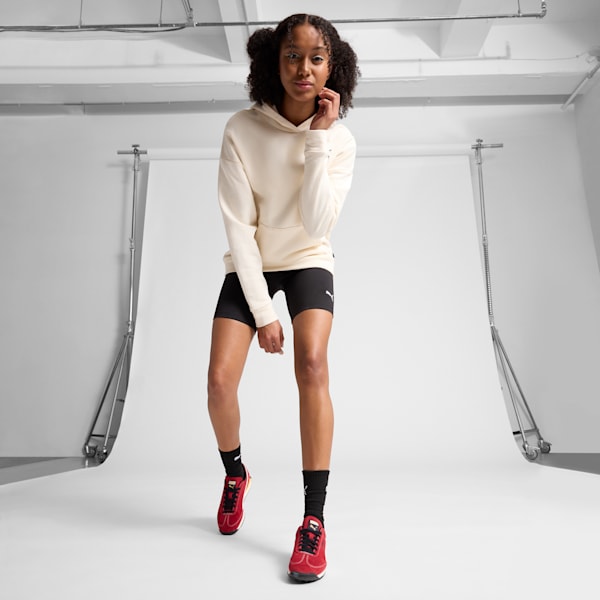 Shorts anchos WARDROBE Essentials para mujer, PUMA Black, extralarge