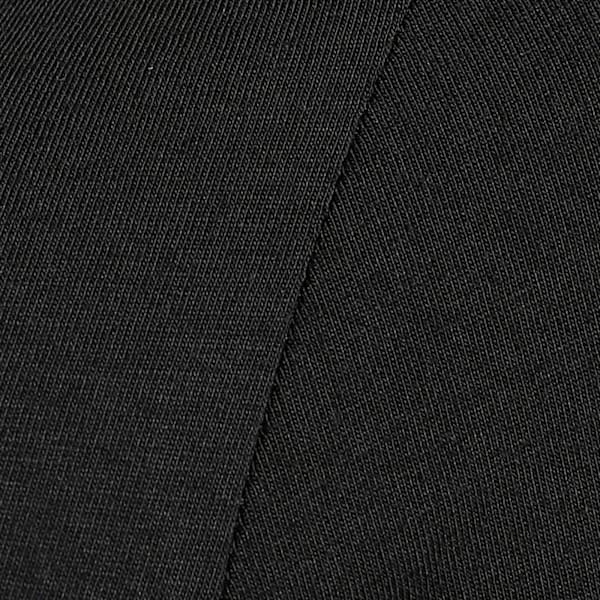 WARDROBE Essentials Women's Slim Fit Longsleeve Crop Tee, PUMA Black, extralarge-IND