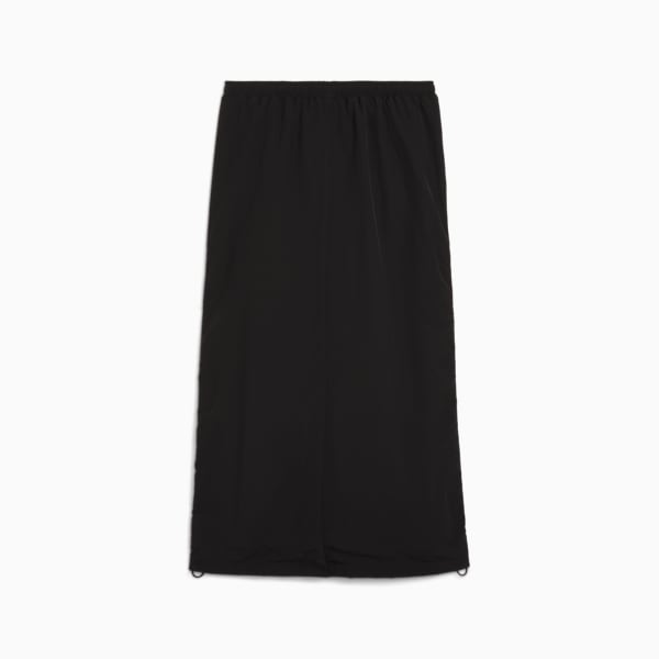 WARDROBE Essentials Woven Maxi Skirt Women, PUMA Black, extralarge