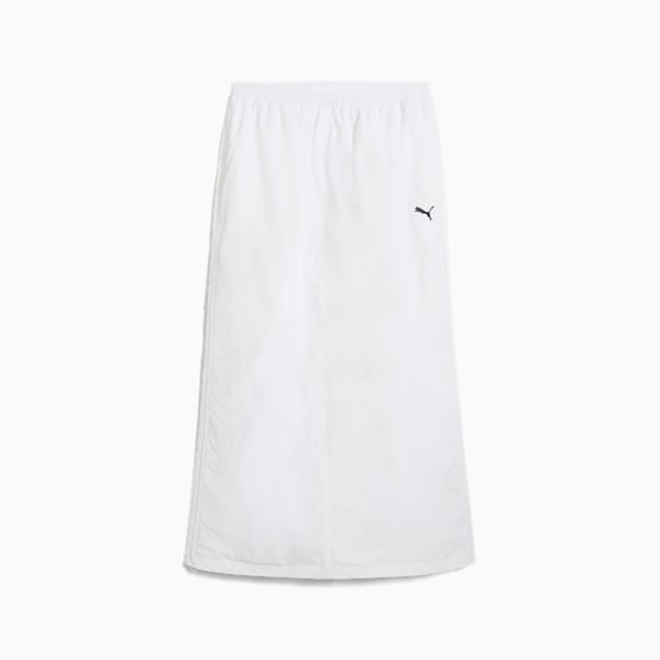 Wardrobe Essentials Women's Woven Maxi Skirt, PUMA White, extralarge