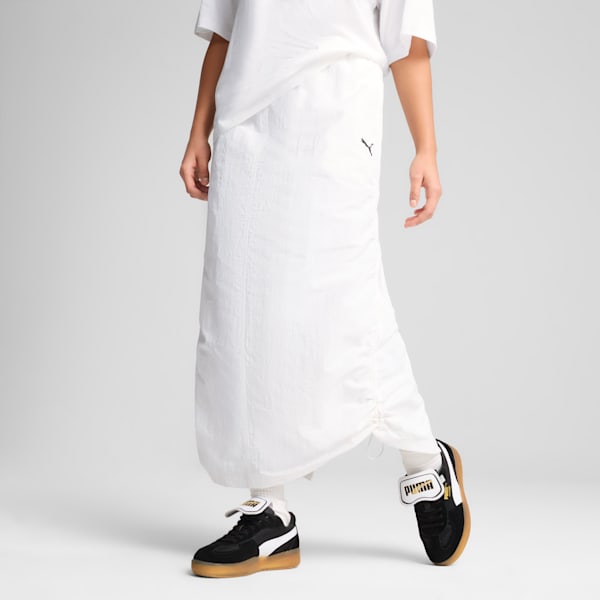 Jupe longue tissée WARDROBE ESSENTIALS Femme, PUMA White, extralarge