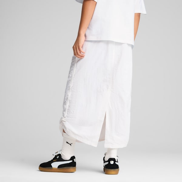 Jupe longue tissée WARDROBE ESSENTIALS Femme, PUMA White, extralarge