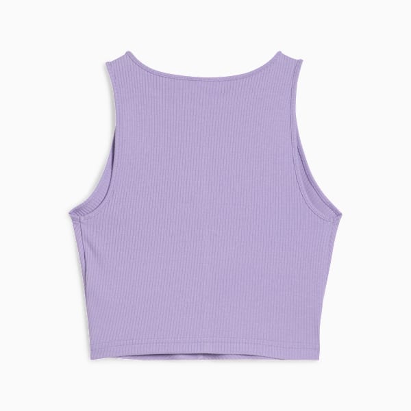 Playera corta WARDROBE Essentials para mujer, Lavender Alert, extralarge