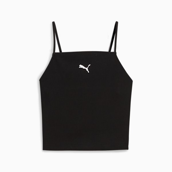 Camiseta WARDROBE Essentials Morley para mujer, PUMA Black, extralarge