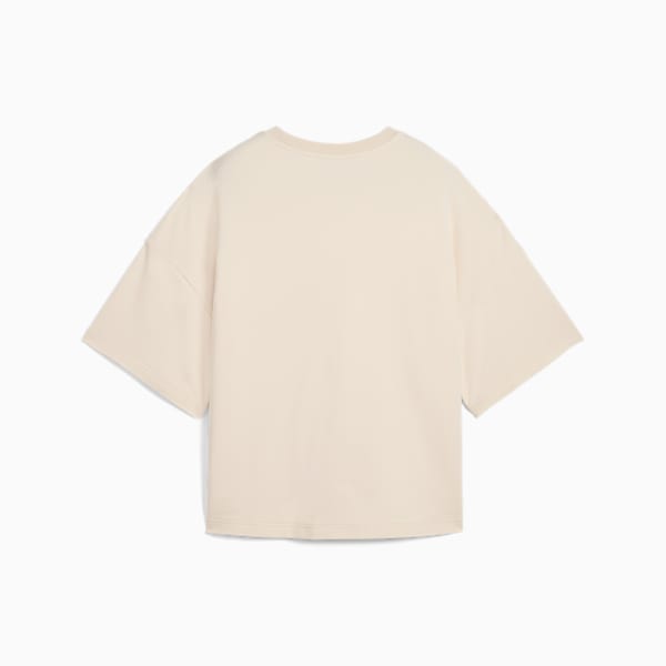 Wardrobe Essentials Women's Relaxed Heavy Tee, Alpine Snow, extralarge