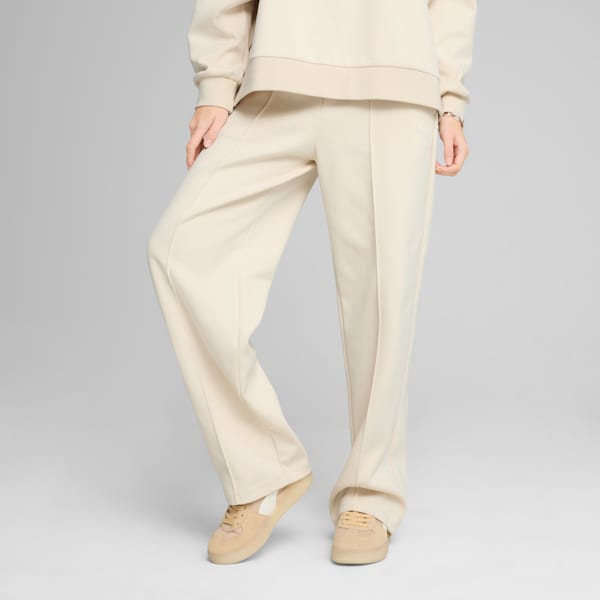 Shorts rectos WARDROBE Essentials para mujer, Alpine Snow, extralarge