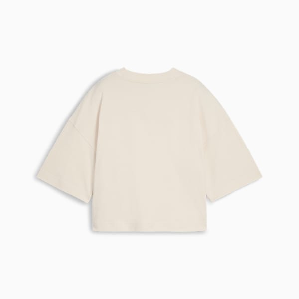 Premium Essentials Women's Oversized Graphic Tee, Alpine Snow, extralarge