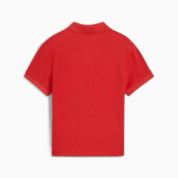 Polo Premium Essentials Femme, Red Fire, extralarge