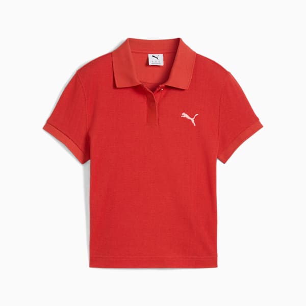 Polo para mujer Premium Essentials, Red Fire, extralarge