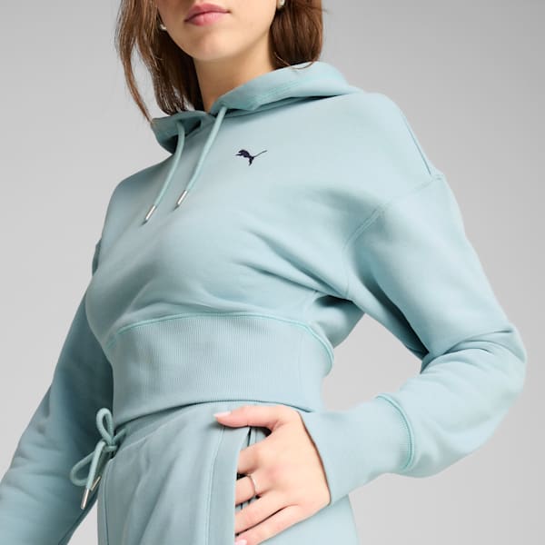 Sudadera corta PREMIUM Essentials para mujer, Modern Mint, extralarge