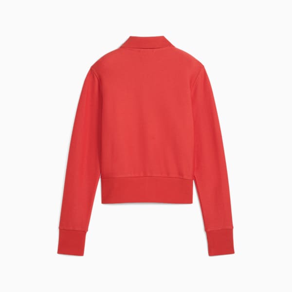 Chamarra tipo cárdigan para mujer Premium Essentials, Red Fire, extralarge