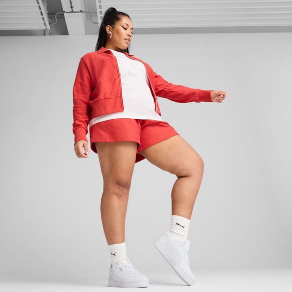 Chamarra tipo cárdigan para mujer Premium Essentials, Red Fire, extralarge