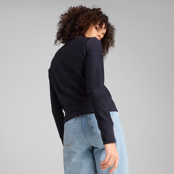 Premium Essentials Women's Knitted Cardigan, New Navy, extralarge
