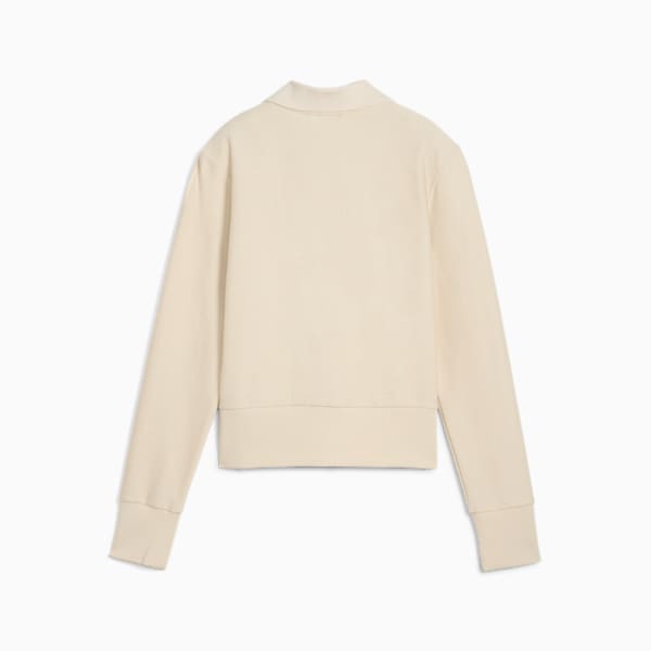 Chamarra tipo cárdigan para mujer Premium Essentials, Alpine Snow, extralarge
