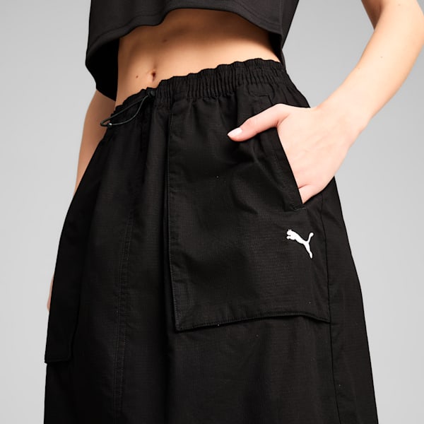 Maxifalda de tejido con cierre para mujer FUTURE ARCHIVE, PUMA Black, extralarge