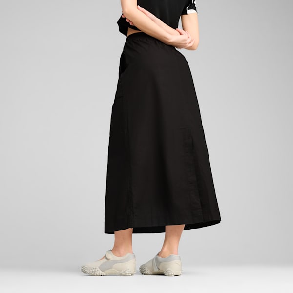 Maxifalda de tejido con cierre para mujer FUTURE ARCHIVE, PUMA Black, extralarge