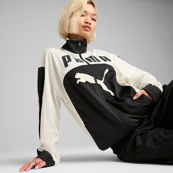 FUTURE ARCHIVE Relaxed Fit Jacket, PUMA Black-Alpine Snow, extralarge-IND