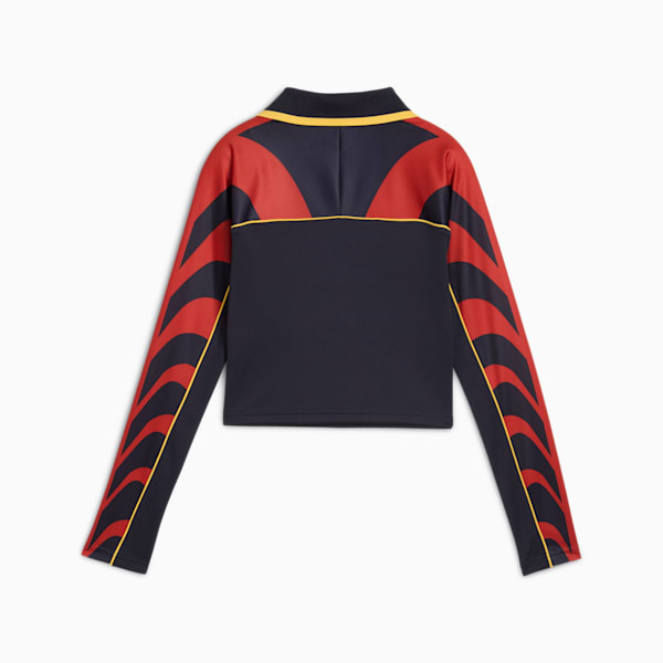 Camiseta de fútbol corta Road To Unity para mujer, New Navy, extralarge
