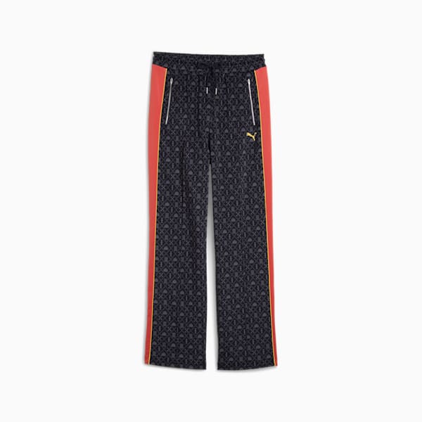 Pantalones rectos Road To Unity T7 para mujer, New Navy-AOP, extralarge