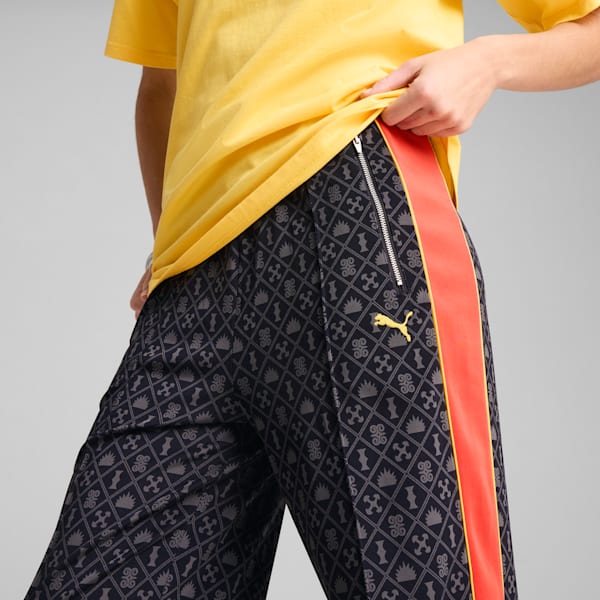 Pantalones rectos Road To Unity T7 para mujer, New Navy-AOP, extralarge