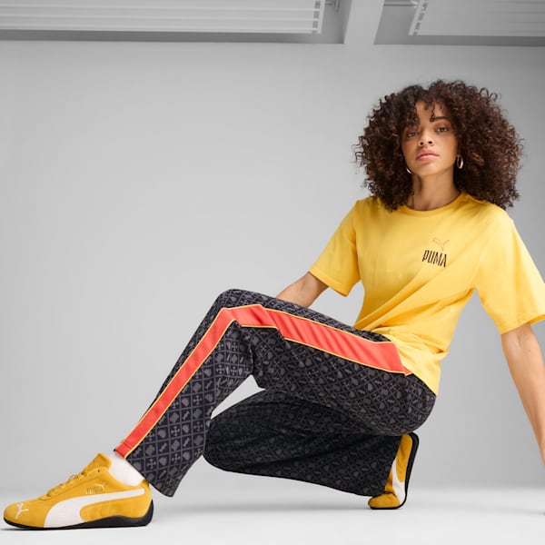 Pantalones rectos Road To Unity T7 para mujer, New Navy-AOP, extralarge