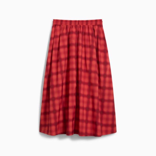 Falda plisada Road To Unity para mujer, Red Fire, extralarge