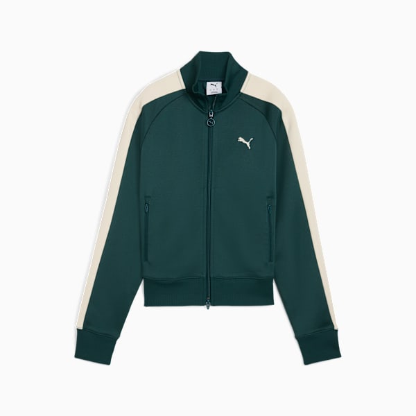 T7 ALWAYS ON Women's Short Track Jacket, Green Terrain, extralarge