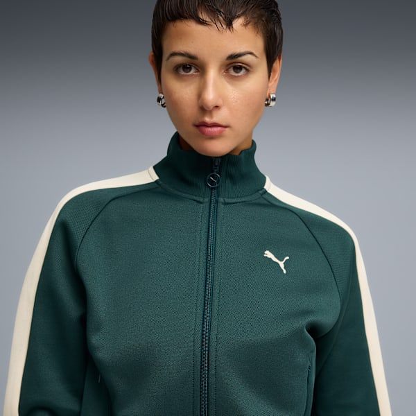 T7 ALWAYS ON Women's Short Track Jacket, Green Terrain, extralarge